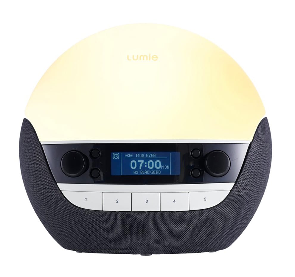 Simulateur d'aube Lumie 700 FM Luxe réveil pour un éveil par la lumière